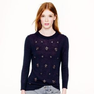 J.Crew - Jeweled Cluster Sweater